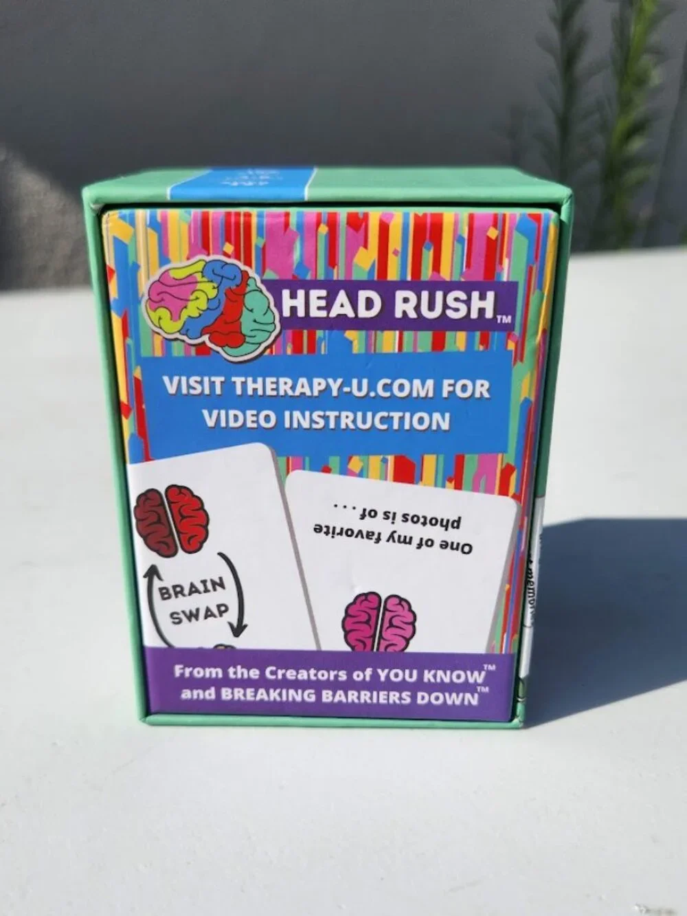 Head Rush Social Skills Games and Therapy Card Game Mindfulness Communication Se